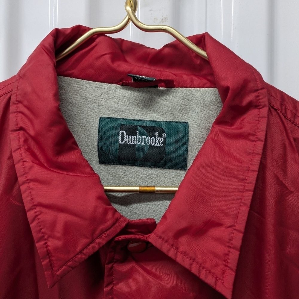 Dunbrooke Men's Red Windbreaker Jacket - Picture 5 of 8